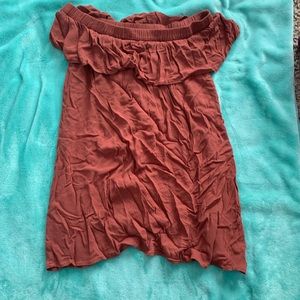 forever 21 off the shoulder flowy dress